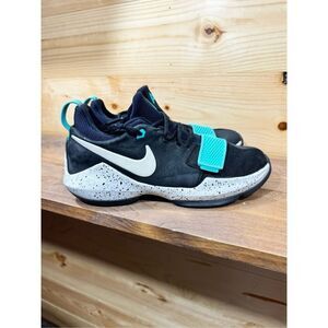 Nike PG 1 Youth Basketball Shoes Black Light Aqua Size 4.5 Women's 6/6.5
